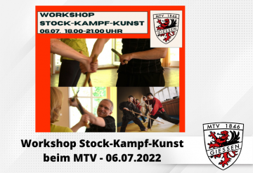 Workshop Stock-Kampf-Kunst am 06.07.